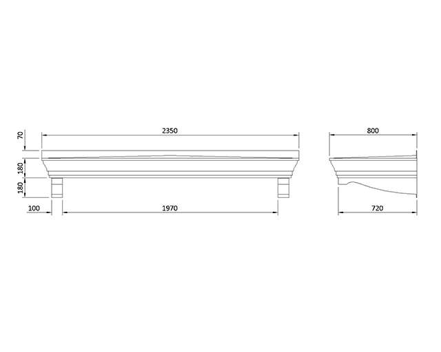 Laverstock - 800 Series - 2350 Replica Lead Roof